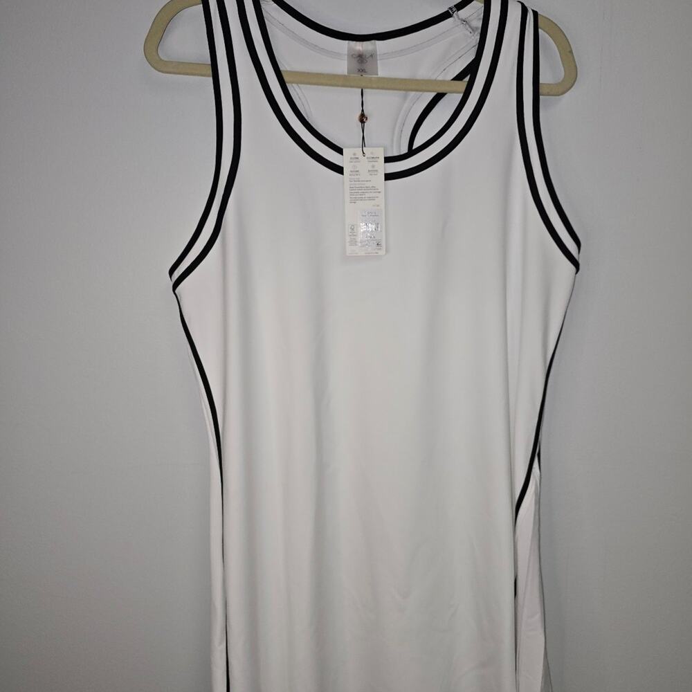 Calia court dress pure white tennis msrp $118 NWT sz XXL